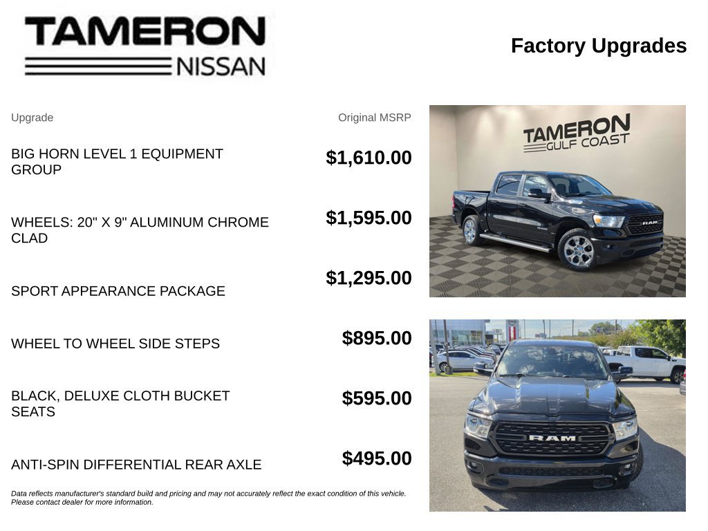 Used 2022 RAM 1500 Big Horn RWD image 6