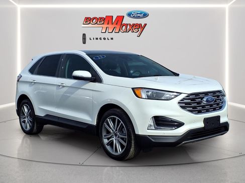 Used 2023 Ford Edge Titanium w/ Class II Trailer Tow Package AWD/4WD image 3