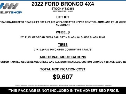 Used 2022 Ford Bronco Wildtrak image 2