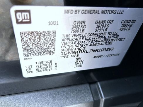 Used 2022 Chevrolet Tahoe RST w/ Sport Performance Package image 27