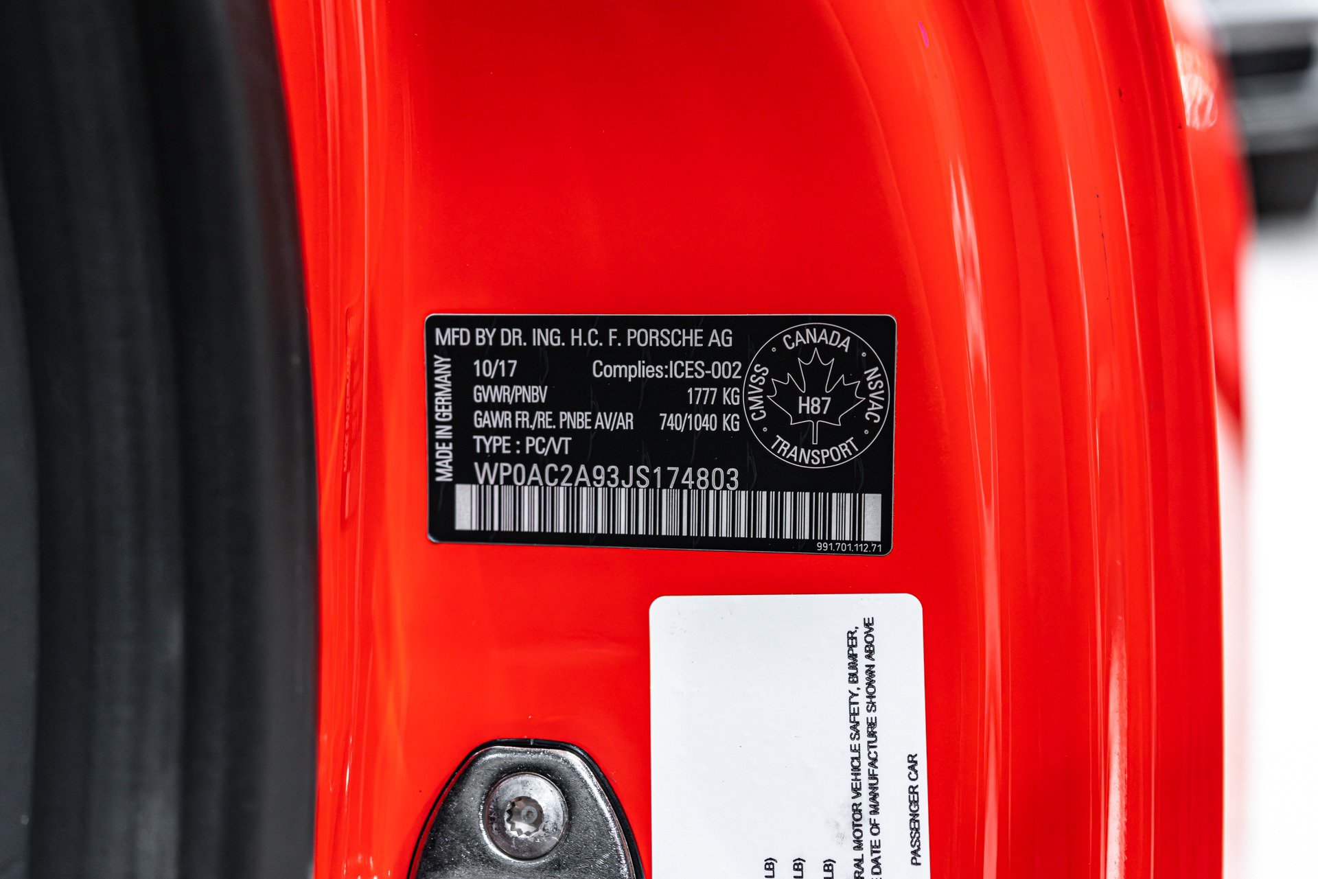 Used 2018 Porsche 911 GT3 RWD image 48