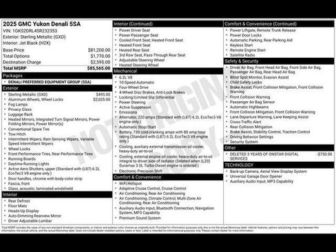 Used 2025 GMC Yukon Denali AWD/4WD image 23