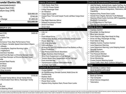 Used 2021 Hyundai Elantra SEL image 34