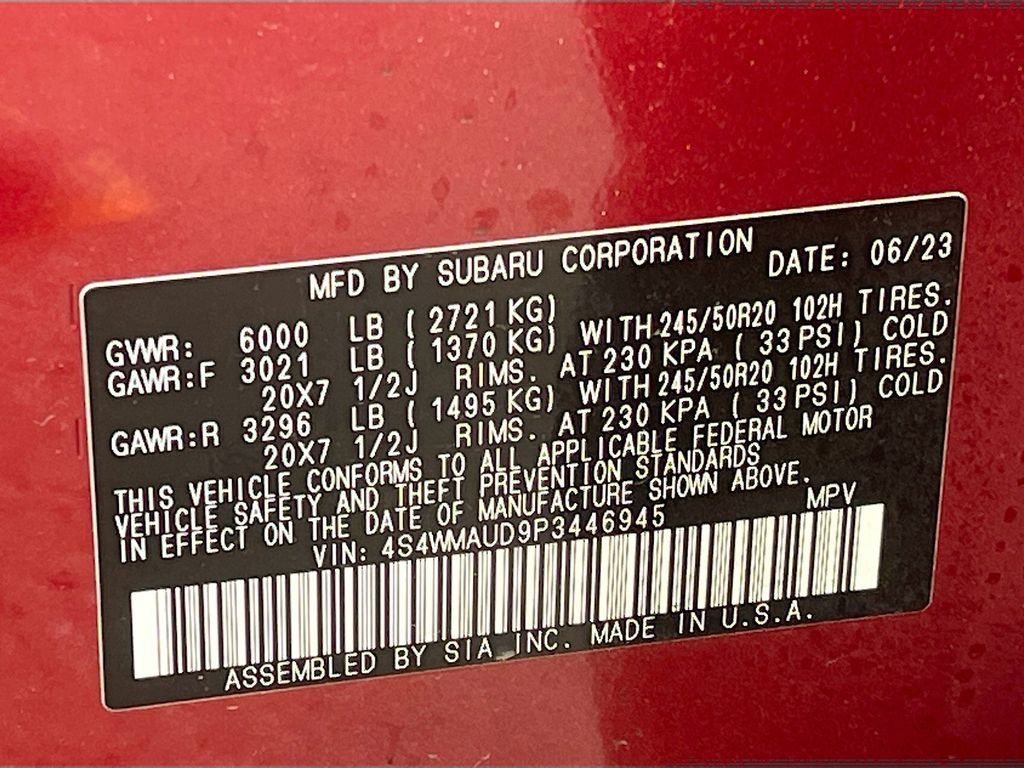Used 2023 Subaru Ascent Limited w/ Technology Package AWD/4WD image 35