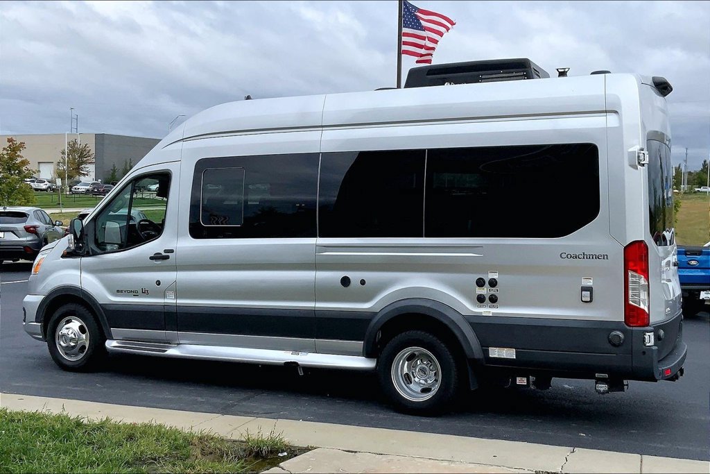 Used 2021 Ford Transit 350 148 High Roof Extended DRW w/ RV Prep Package AWD/4WD image 2