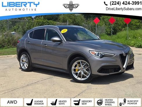 Used 2019 Alfa Romeo Stelvio Ti Lusso w/ Quick Order Package 22X Lusso AWD/4WD image 1