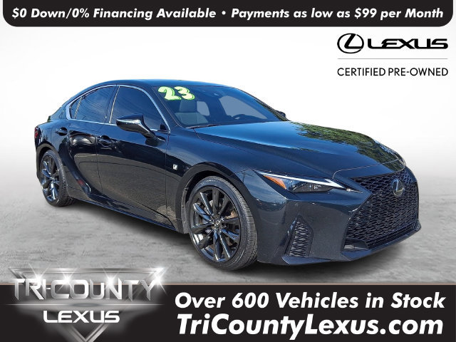 Certified 2023 Lexus IS 350 F Sport w/ Memory Package RWD image 1