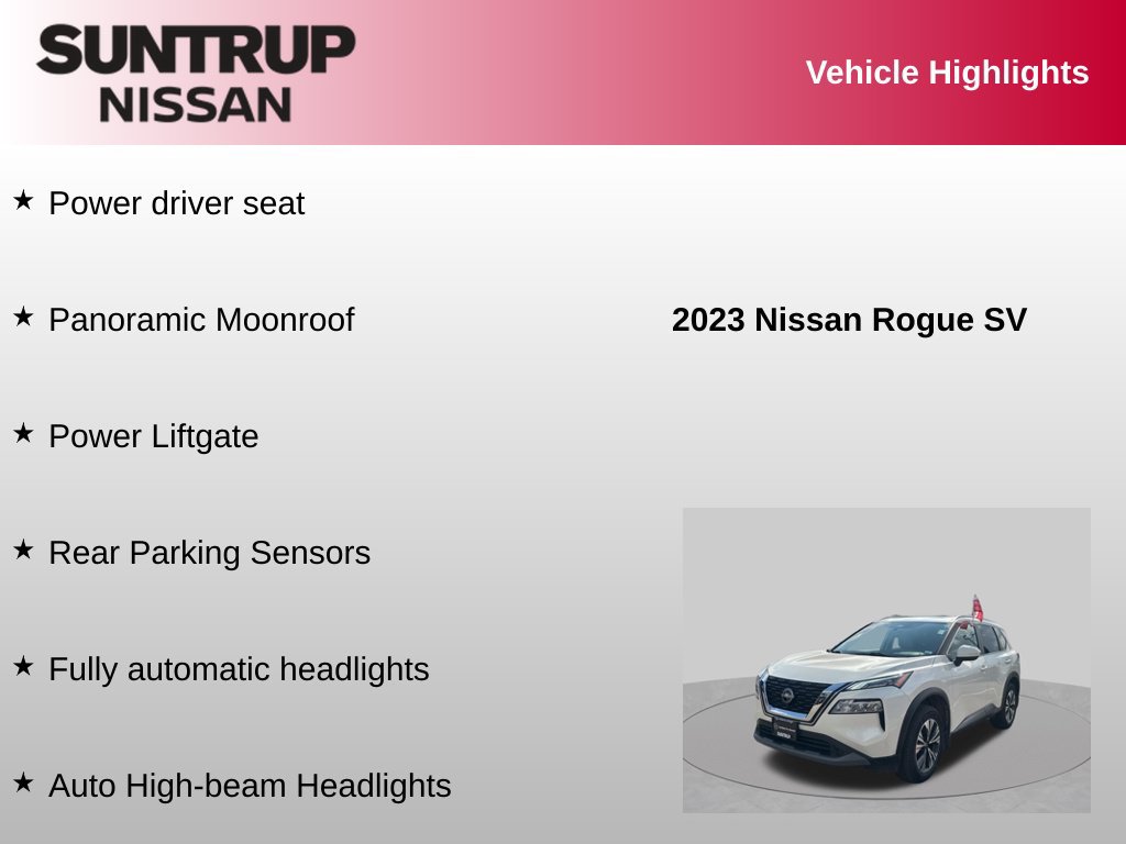 Used 2023 Nissan Rogue SV w/ SV Premium B Package AWD/4WD image 16