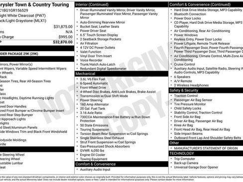 Used 2016 Chrysler Town & Country Touring FWD image 6