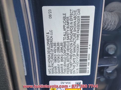 Used 2023 Honda Accord EX image 16