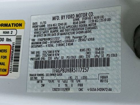 Used 2024 Ford Mustang Premium RWD image 35