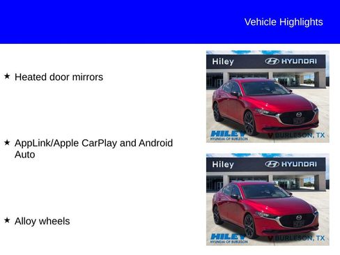 Certified 2025 MAZDA MAZDA3 s FWD image 10