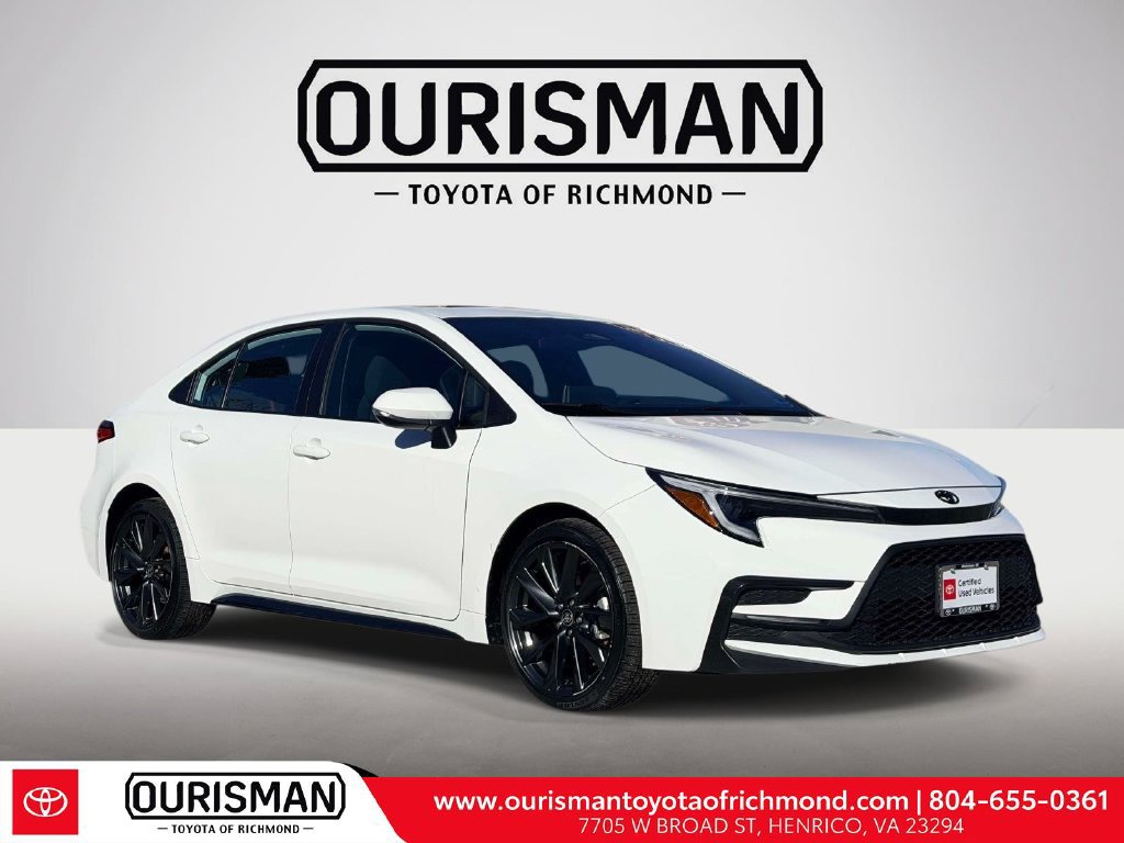 Certified 2025 Toyota Corolla SE w/ SE Premium Package FWD image 1