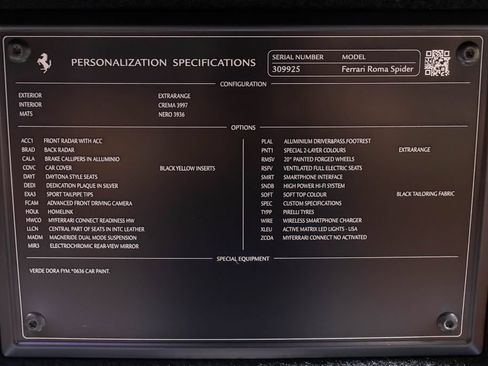 Certified 2024 Ferrari Roma Spider RWD image 59