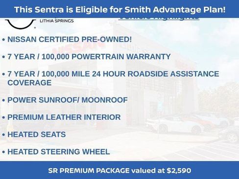 Certified 2025 Nissan Sentra SR w/ SR Premium Package image 13
