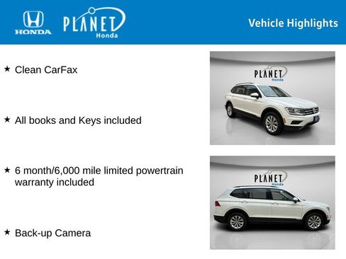 Used 2018 Volkswagen Tiguan S AWD/4WD image 4