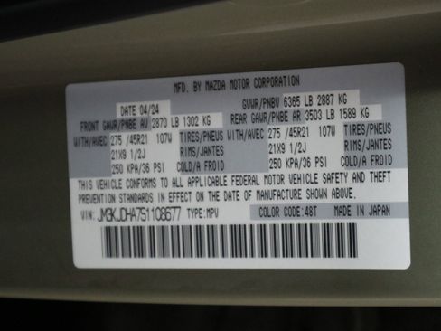 Certified 2025 MAZDA CX-70 Plug-In Hybrid w/ Premium Pkg image 41