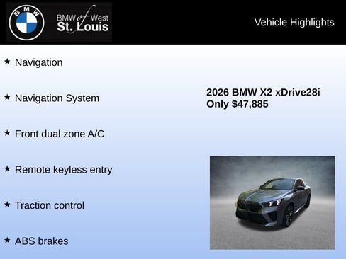 Used 2026 BMW X2 xDrive28i AWD/4WD image 8