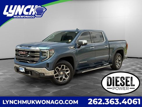 Used 2024 GMC Sierra 1500 SLT w/ SLT Premium Plus Package AWD/4WD image 1