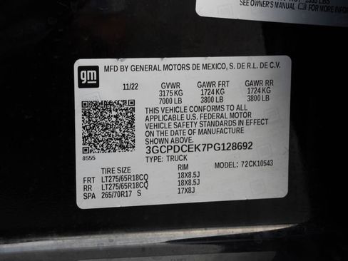 Used 2023 Chevrolet Silverado 1500 Custom Trail Boss AWD/4WD image 25