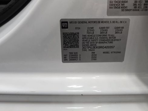 Certified 2024 GMC Sierra 1500 Elevation AWD/4WD image 38
