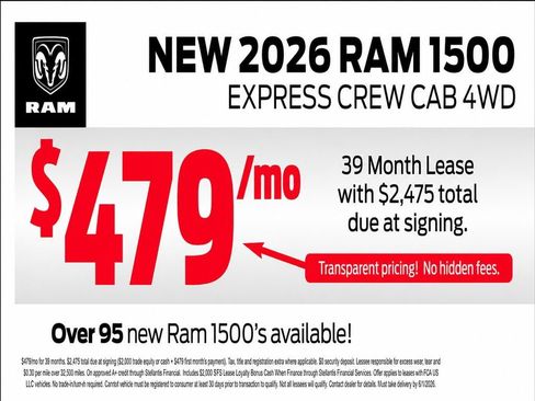 New 2026 RAM 1500 Express AWD/4WD image 3
