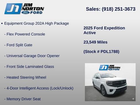 Used 2025 Ford Expedition Active AWD/4WD image 14