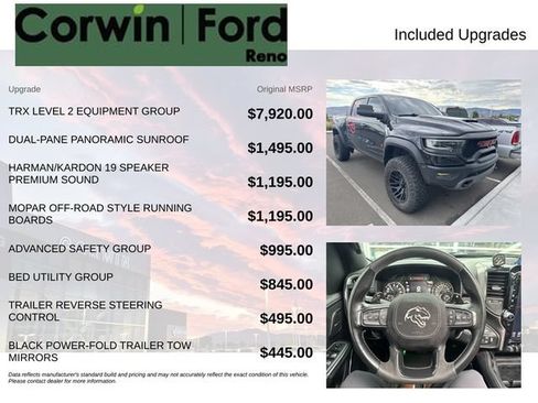Used 2021 RAM 1500 TRX w/ TRX Level 2 Equipment Group AWD/4WD image 3