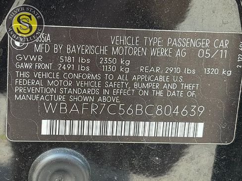 Used 2011 BMW 535i Sedan RWD image 31