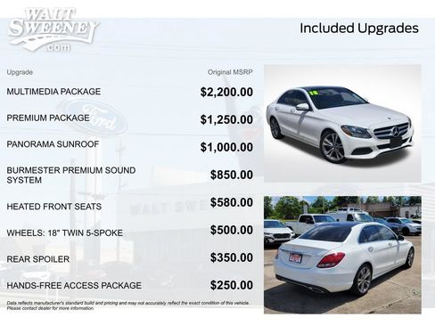Used 2018 Mercedes-Benz C 300 Sedan w/ Multimedia Package image 11