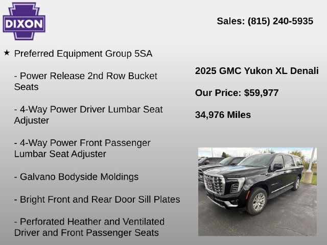 Used 2025 GMC Yukon XL Denali AWD/4WD image 4