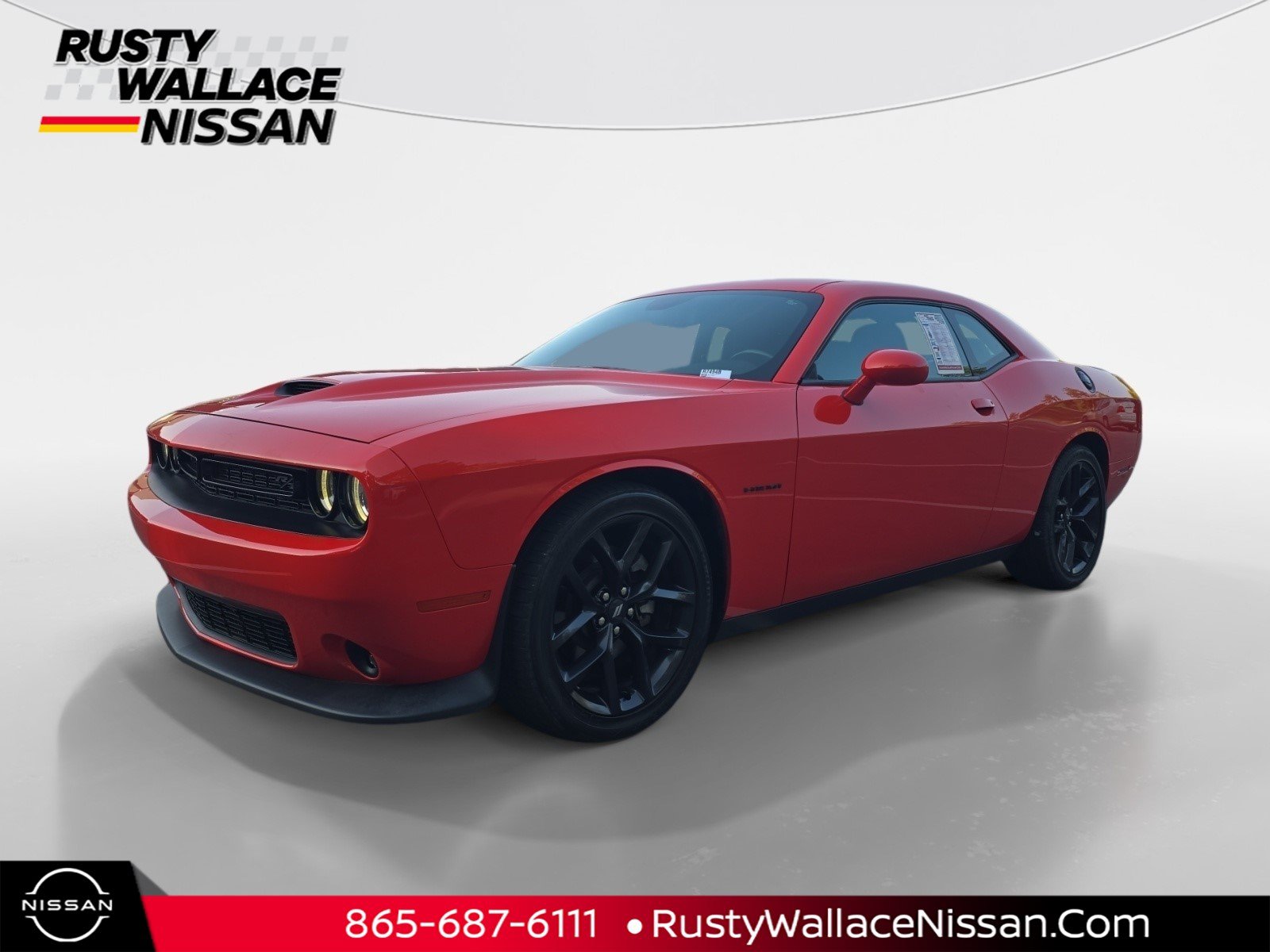 Used 2021 Dodge Challenger R/T w/ Blacktop Package RWD image 1