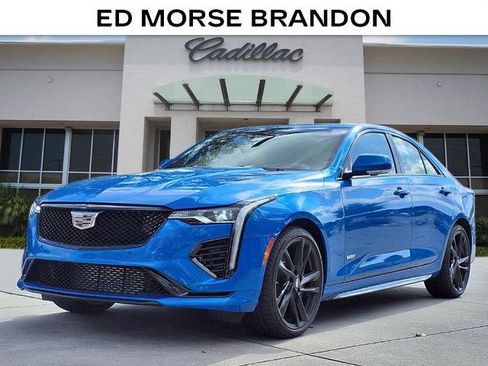 New 2026 Cadillac CT4 V w/ LPO, Blue Accent Package image 1