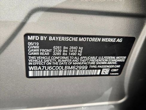 Used 2020 BMW M760i xDrive w/ Luxury Rear Seating Package image 25