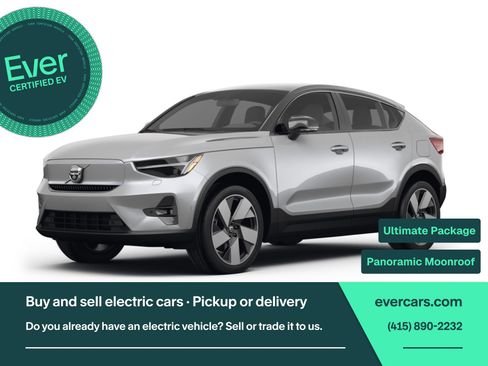 Used 2023 Volvo C40 P8 Recharge Ultimate AWD/4WD image 1