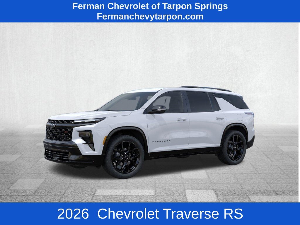 New 2026 Chevrolet Traverse RS w/ LPO, Floor Liner Package AWD/4WD image 1