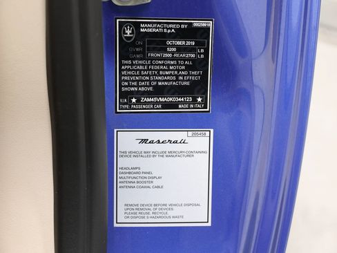 Used 2019 Maserati GranTurismo Sport image 95