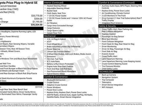 New 2026 Toyota Prius Plug-In Hybrid FWD image 6