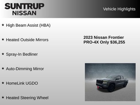 Used 2023 Nissan Frontier PRO-4X w/ Pro-4X Premium Package AWD/4WD image 31