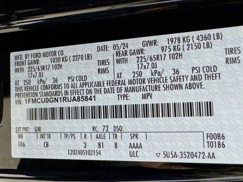 Used 2024 Ford Escape Active FWD image 30