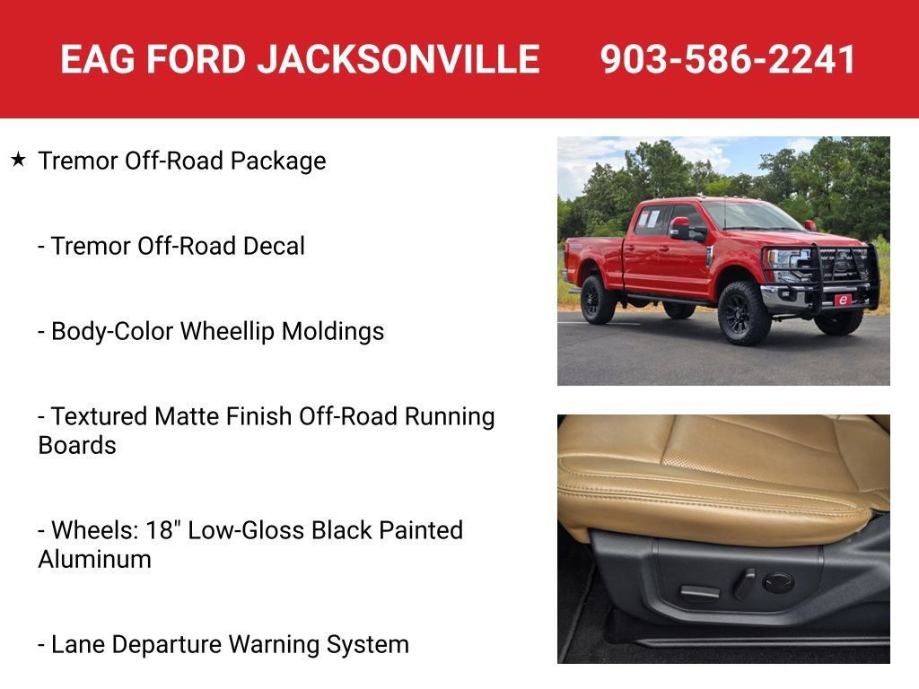 Used 2022 Ford F250 Lariat w/ Tremor Off-Road Package AWD/4WD image 8