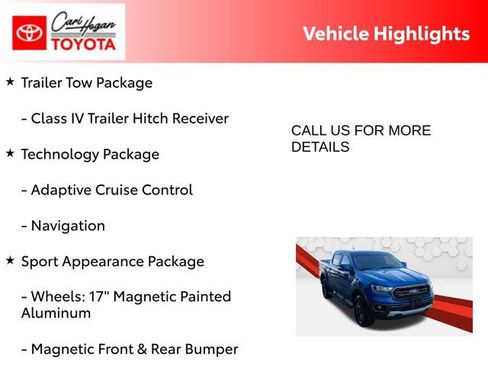 Used 2019 Ford Ranger Lariat w/ Equipment Group 501A Mid RWD image 10