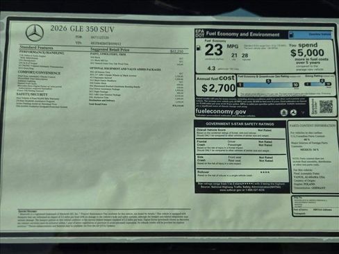 New 2026 Mercedes-Benz GLE 350 4MATIC image 16