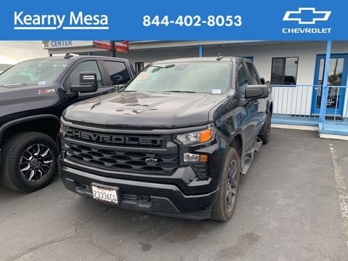 Used 2024 Chevrolet Silverado 1500 Custom w/ LPO, Dark Essentials Package RWD image 1
