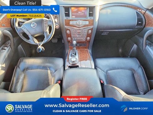 Used 2017 Nissan Armada SL w/ Interior Lighting Package AWD/4WD image 11