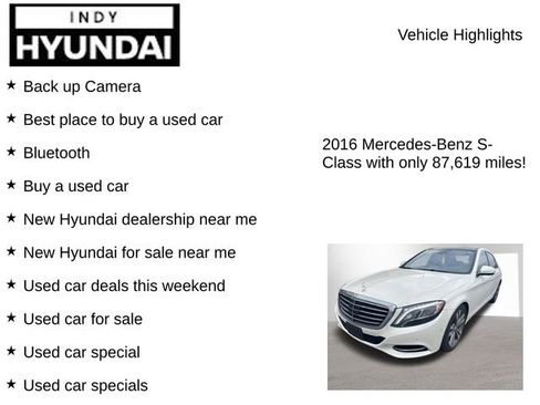 Used 2016 Mercedes-Benz S 550 4MATIC Sedan image 7