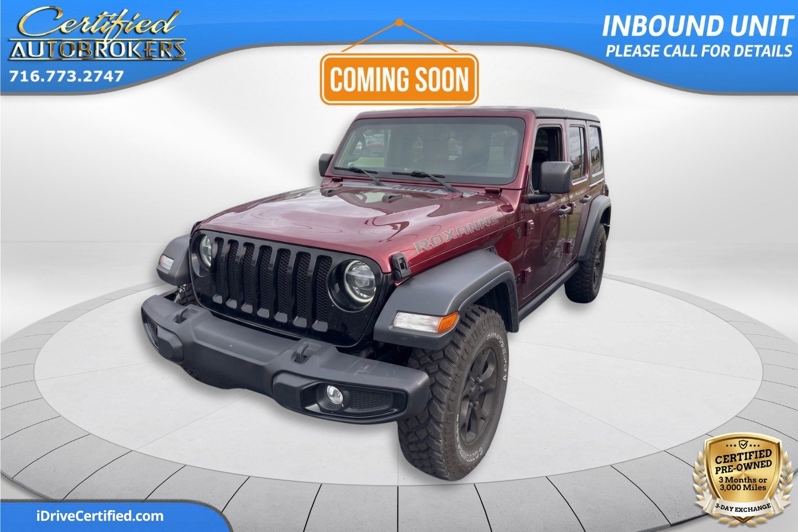 Used 2021 Jeep Wrangler Unlimited Sport AWD/4WD image 1