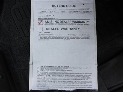 Used 2012 Ford F250 XL w/ Skid Plate Pkg image 37