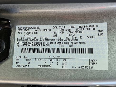 Used 2019 Ford F150 XLT w/ Equipment Group 302A Luxury image 26