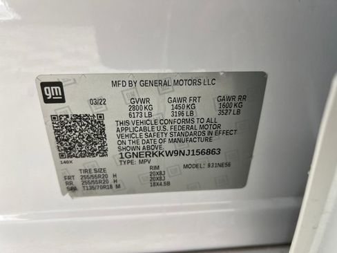 Used 2022 Chevrolet Traverse Premier w/ LPO, Cargo Package image 26